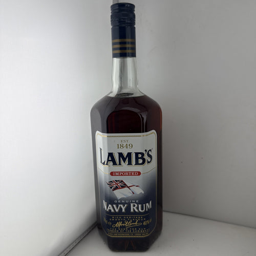 Lamb’s Imported Genuine Navy Rum 1L 40% Late 1990s Early 2000s