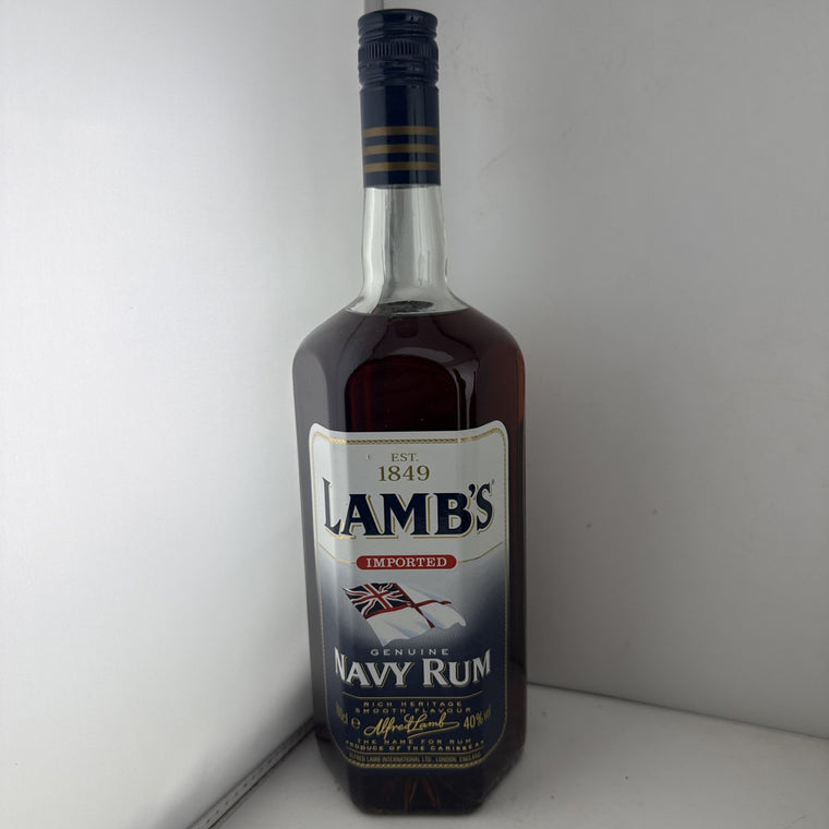 Lamb’s Imported Genuine Navy Rum 1L 40% Late 1990s Early 2000s