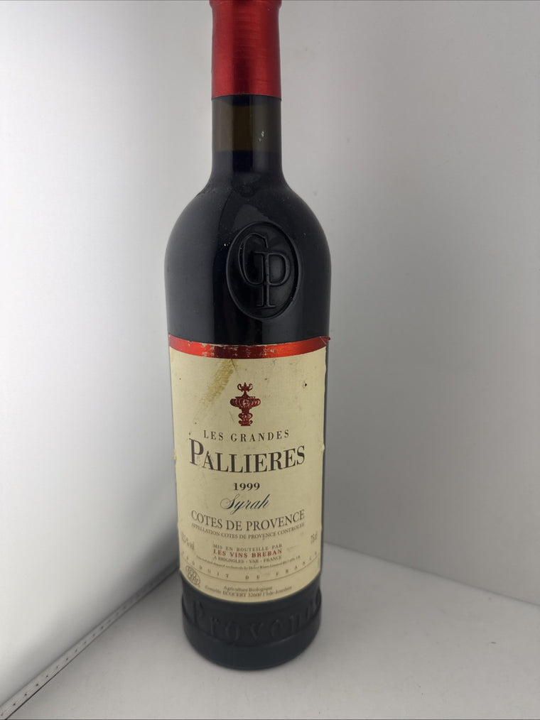 Les Grandes Pallieres Syrah 1999 Cotes de Provence Red Wine 75cl