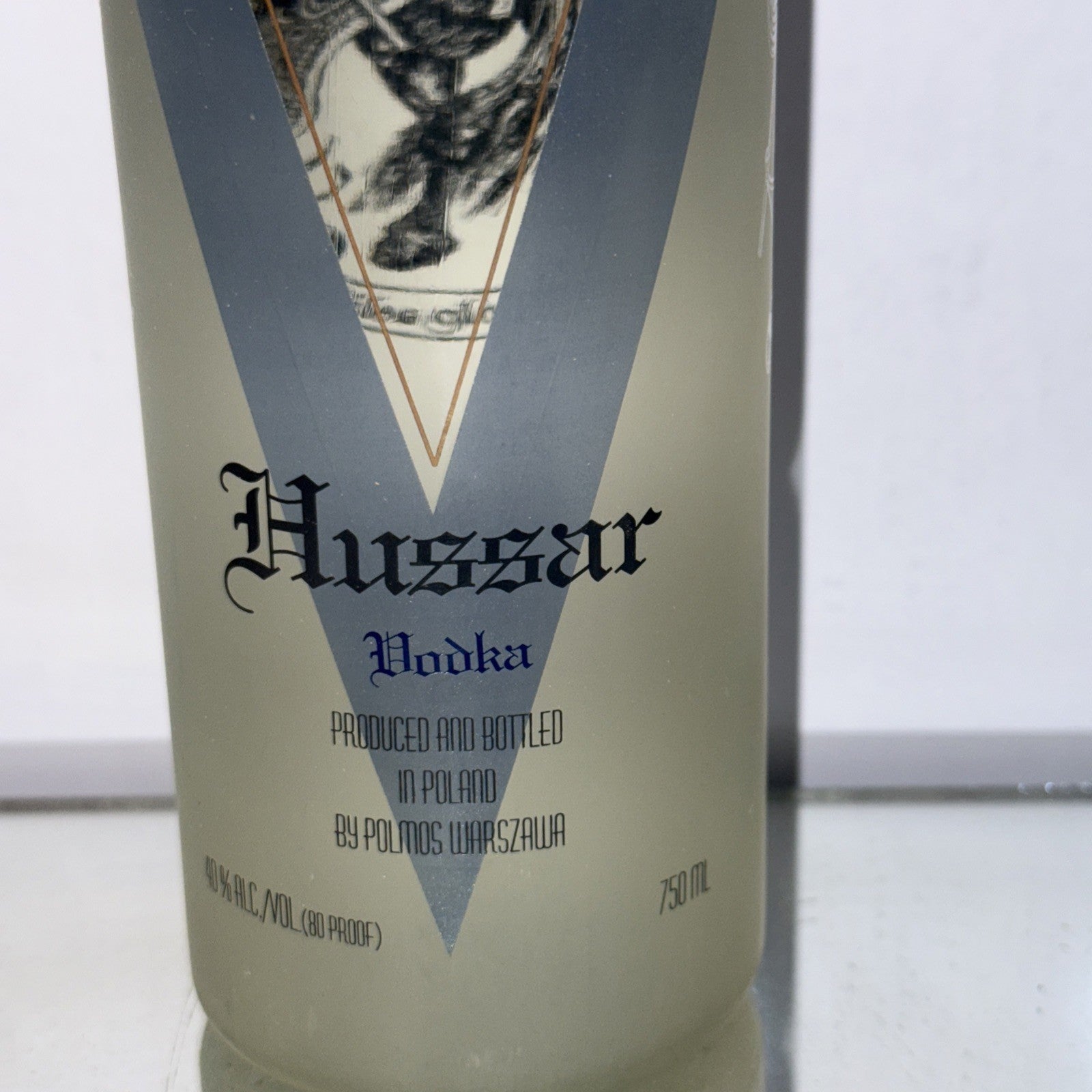 750ml bottle of Hussar Vodka Extra Smooth