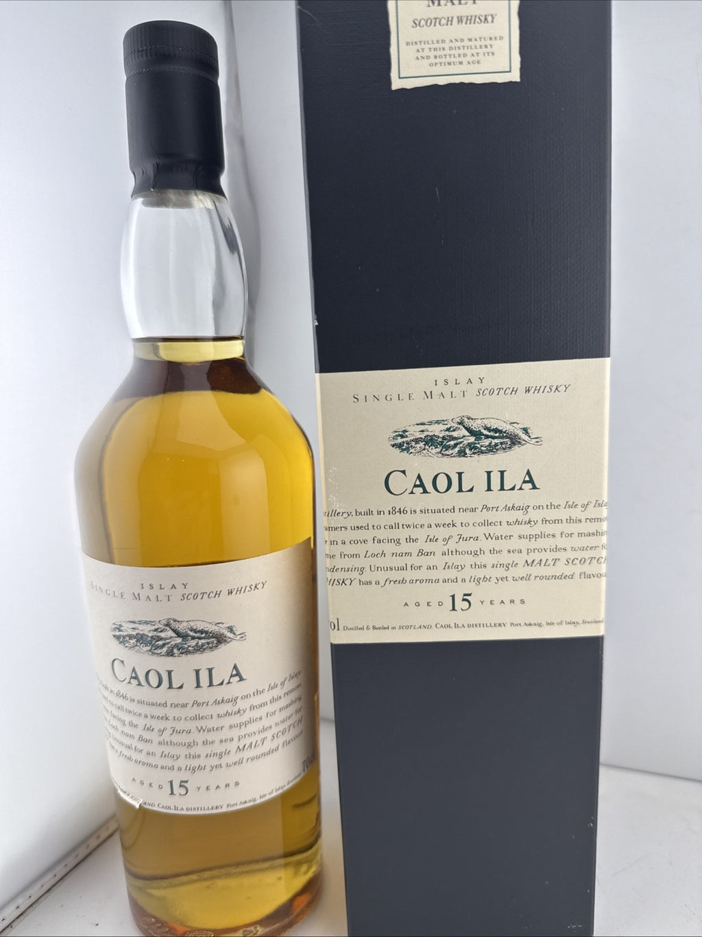 Caol Ila 15 Year Old Flora & Fauna Islay Whisky 70cl 43% Boxed 1990s