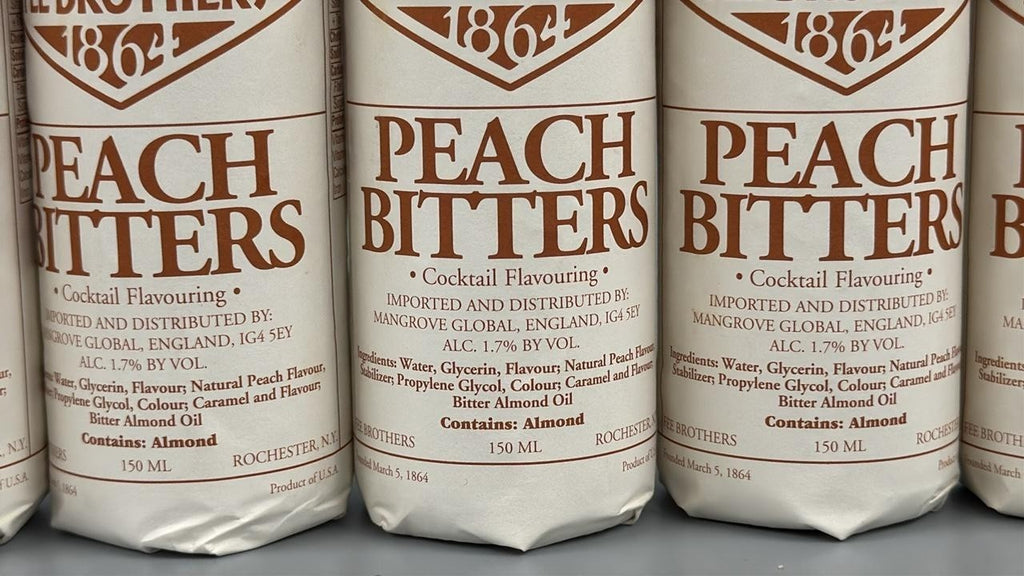 Fee Brothers 1864 Peach Bitters 1 x 150ml bottle CHeapest on internet!
