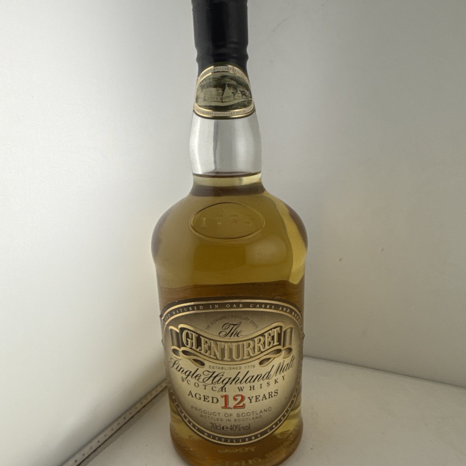 Glenturret 12 Year Old Single Highland Malt Scotch Whisky 70cl 40% 1990s