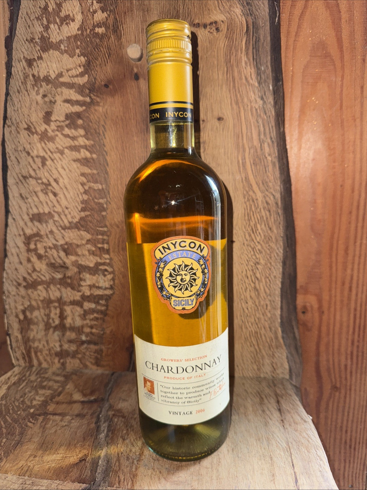 Inycon Estate Chardonnay Sicily  2006