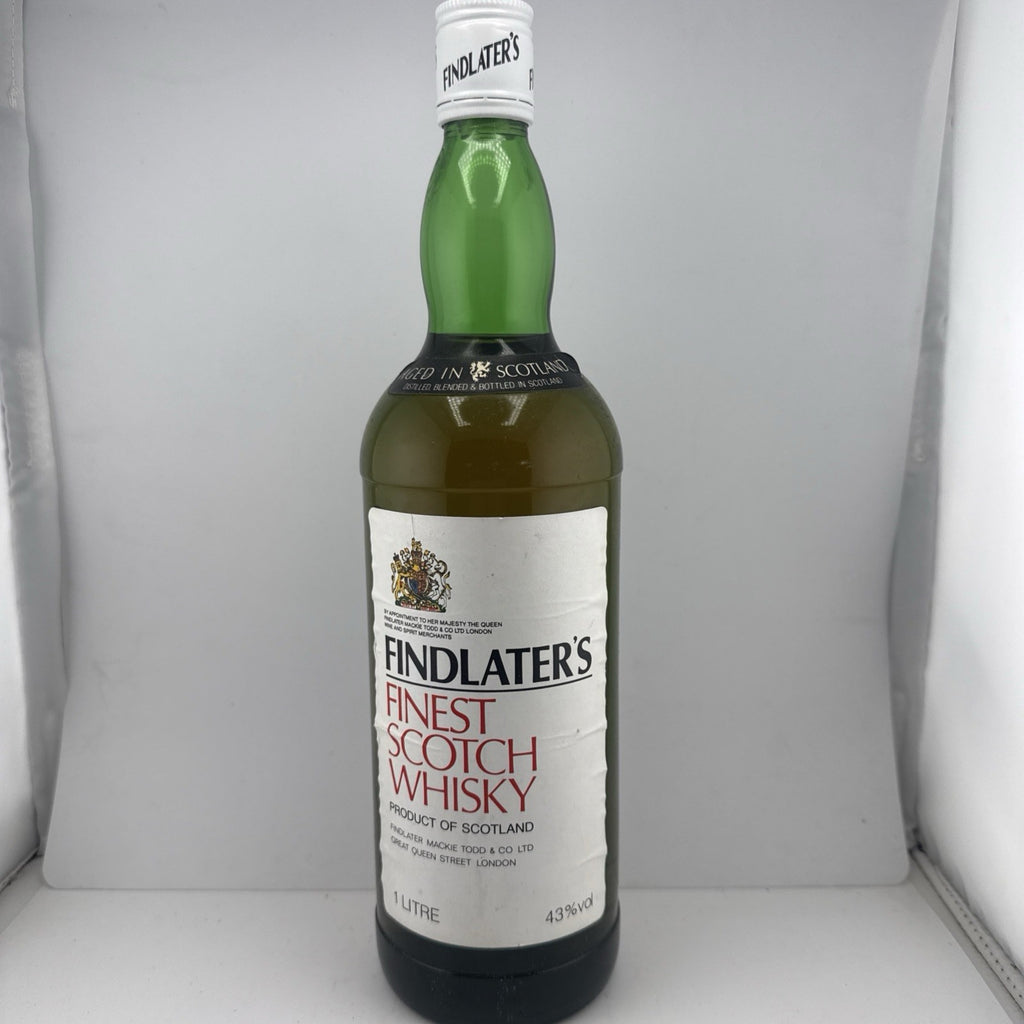 Findlater’s Finest Scotch Whisky 1 Litre 43% Vintage Bottle c.1980s