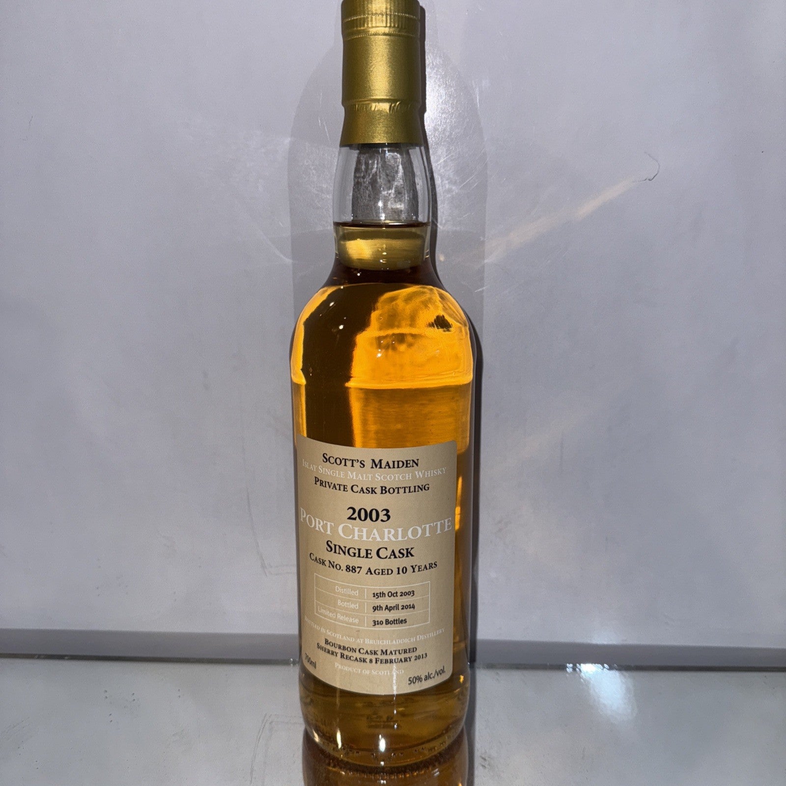 Port Charlotte 2003 Single Cask #887 50% Abv