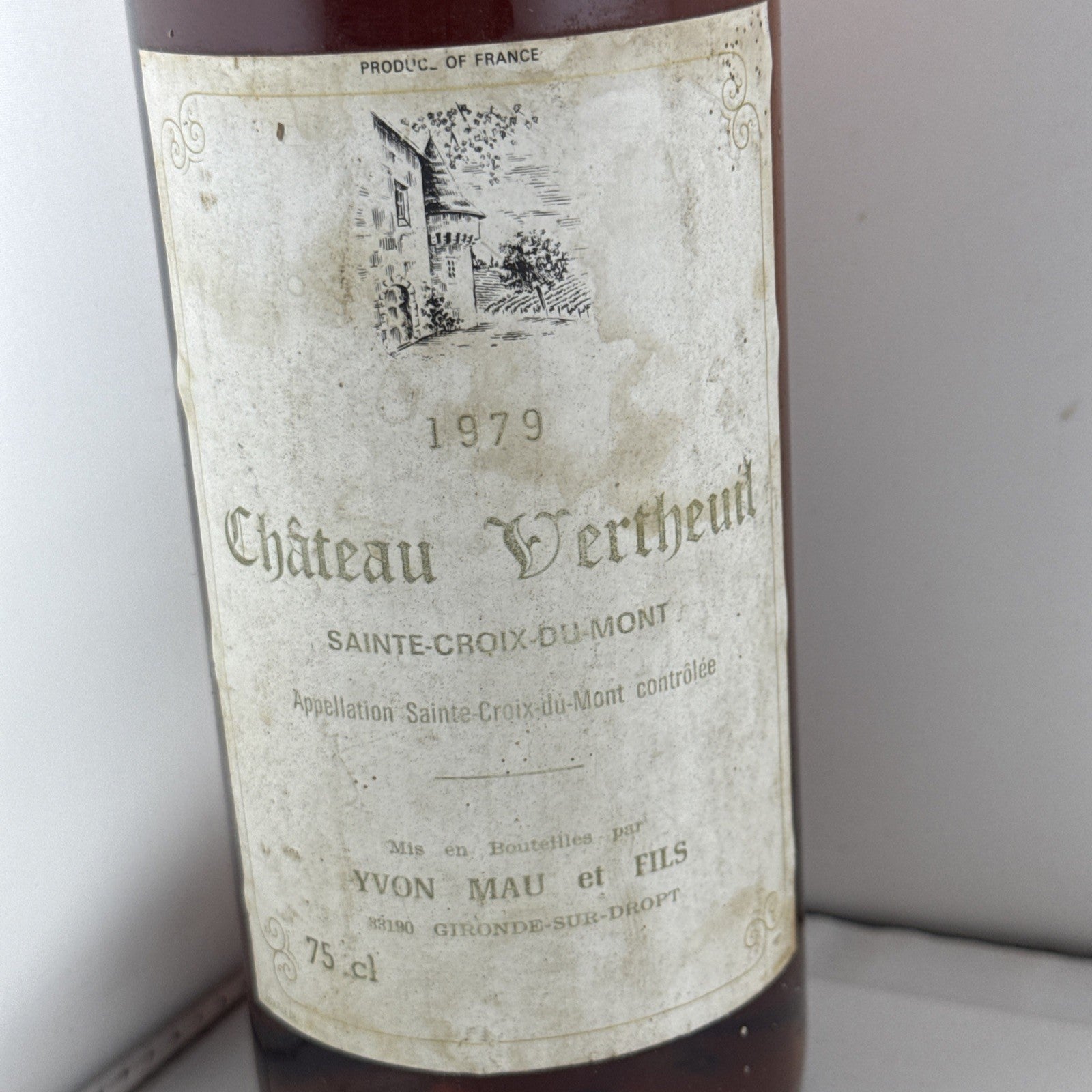 1979 Château Vertheuil Sainte-Croix-du-Mont Sweet Wine 75cl
