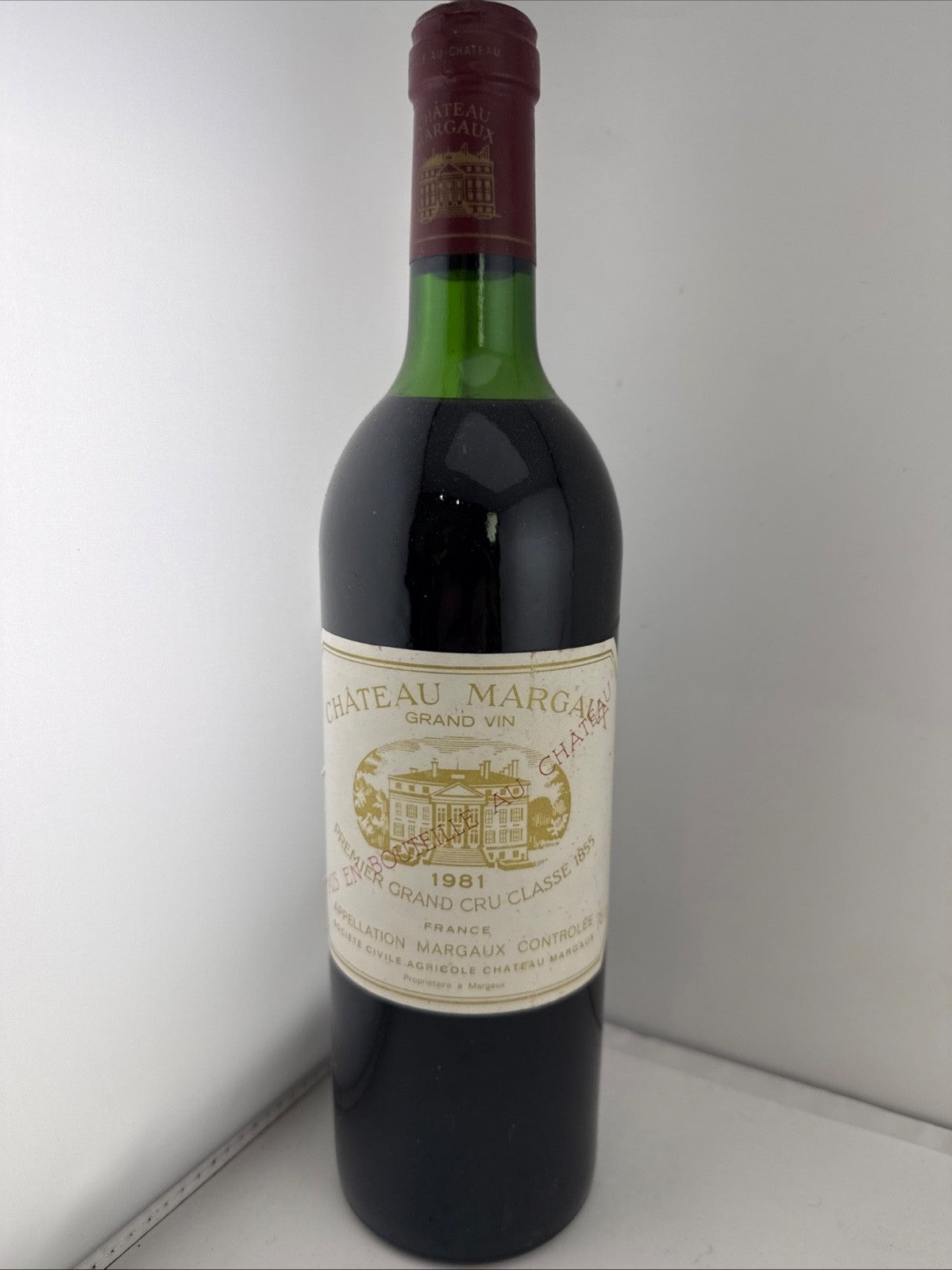 Château Margaux 1981 Premier Grand Cru Classé Bordeaux Wine