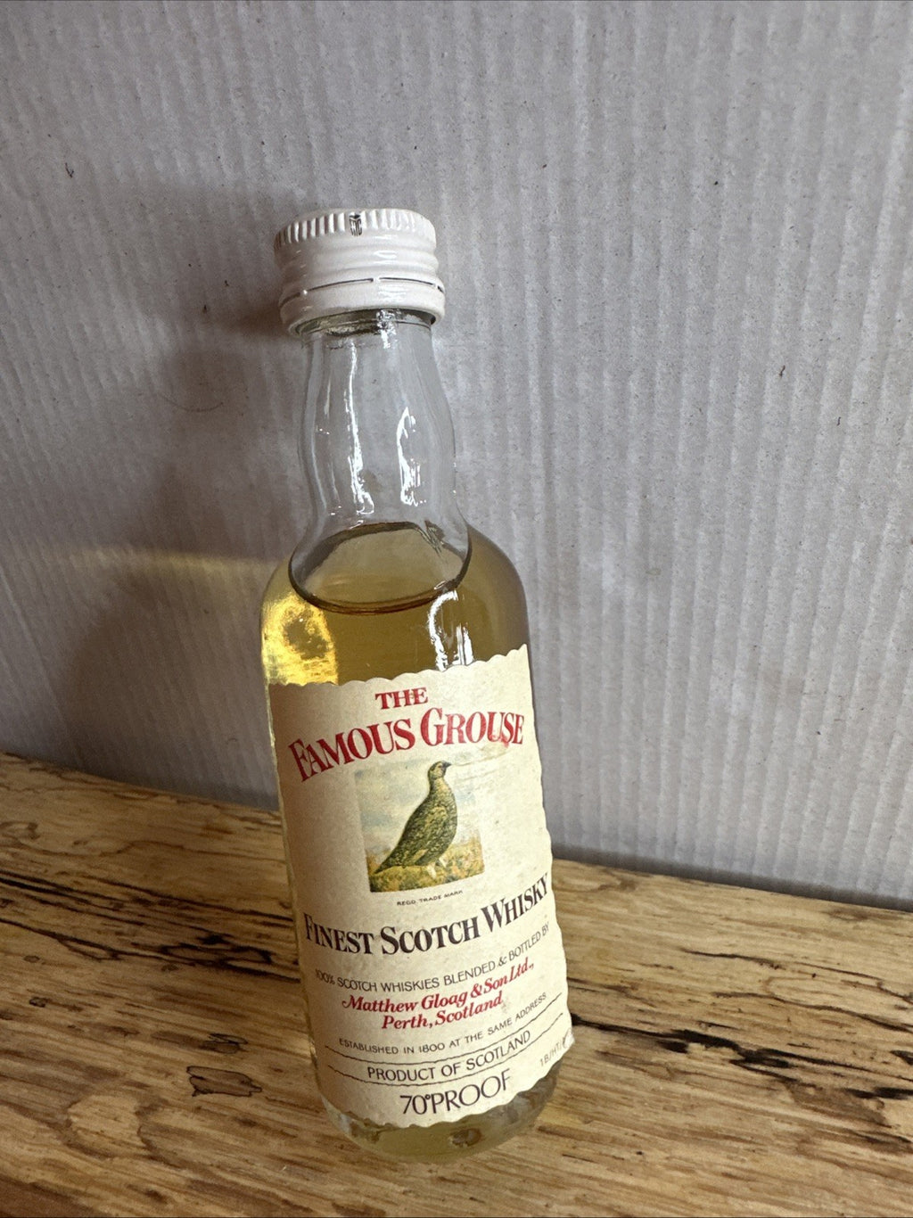 The Famous Grouse Finest Scotch Whisky Miniature