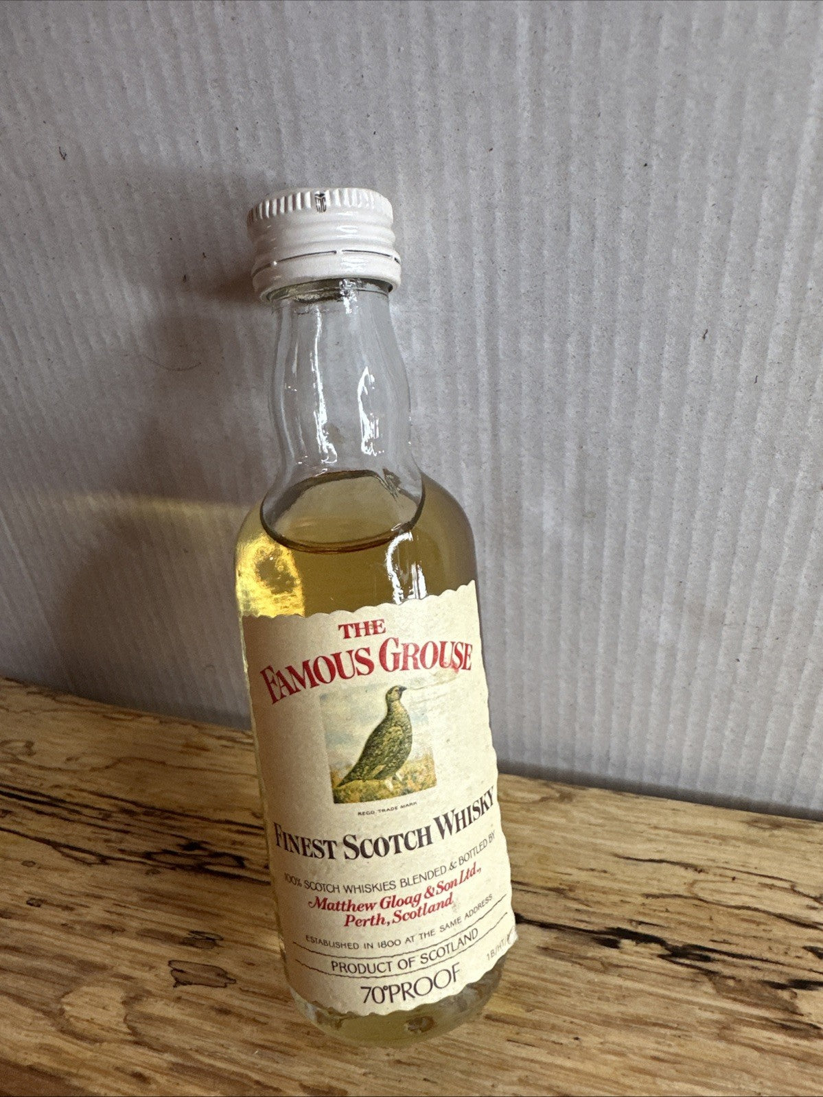 The Famous Grouse Finest Scotch Whisky Miniature