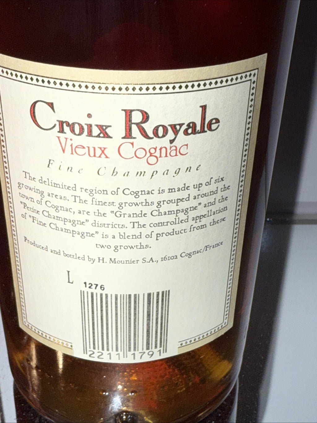 Croix Royale VSOP Fine Champagne Cognac 40%abv
