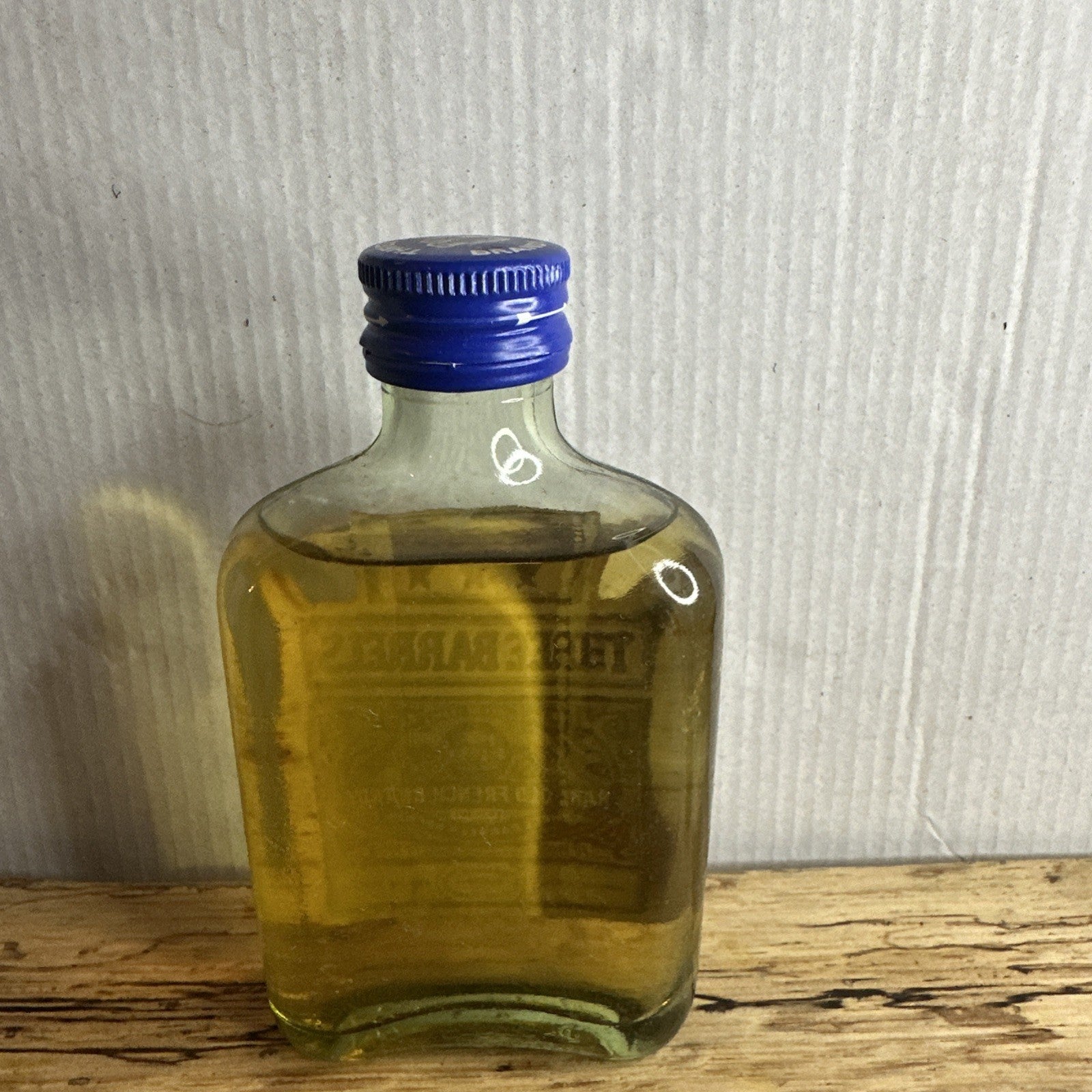 Three Barrels Rare Old French Brandy Miniature 1960s