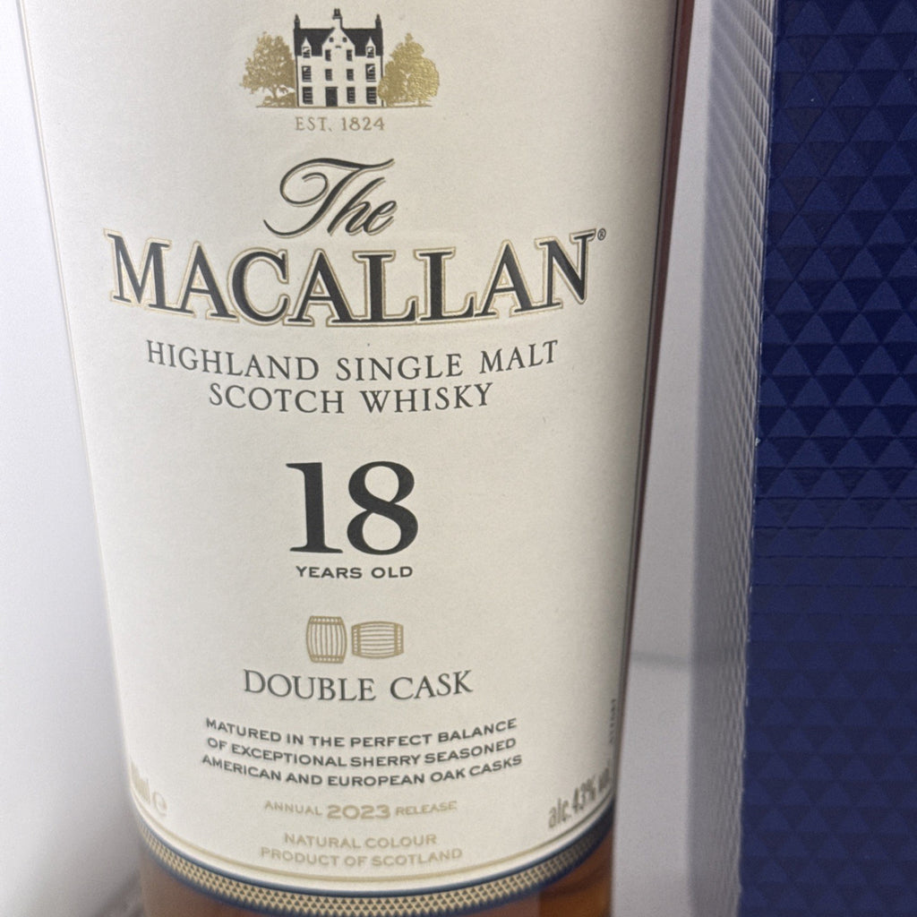 Macallan 18 Year Old Double Cask 2023 Release Boxed 700ml