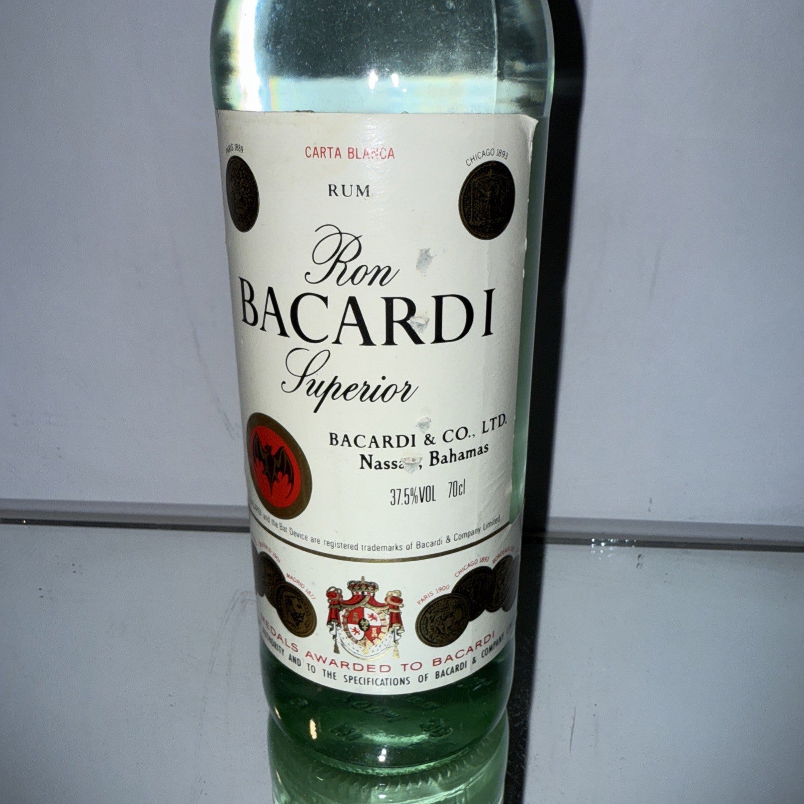 Bacardi Superior Rum 70cl 37.5 abv Version