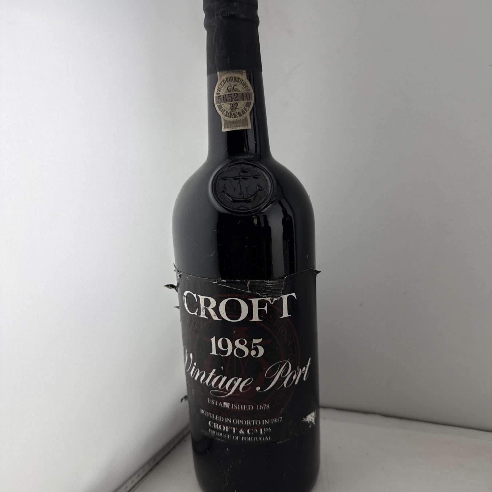 Croft 1985 Vintage Port 75cl 20.5% Bottled 1987