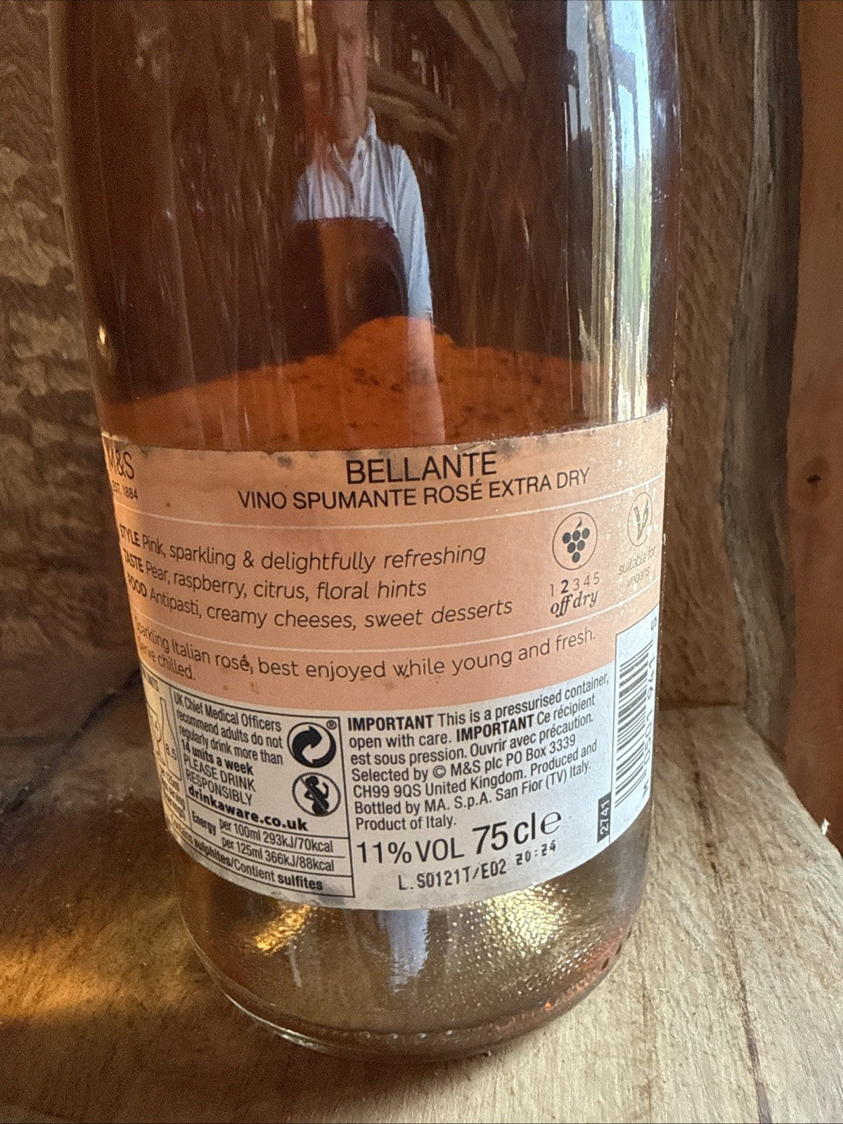 Bellante Rose Spumante extra dry