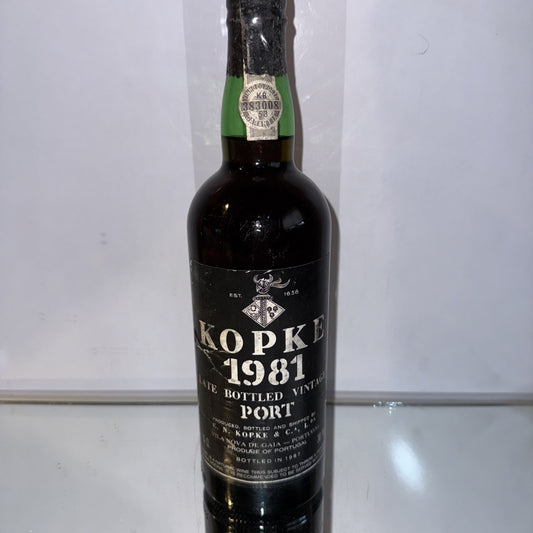 Kopke 1981 Late Bottled Vintage Port Bottled 1987