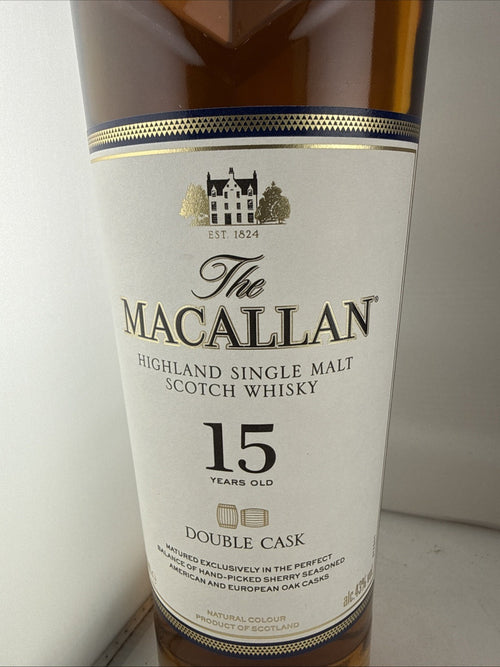 Macallan 15 Year Old Double Cask Highland Single Malt Whisky 70cl Boxed