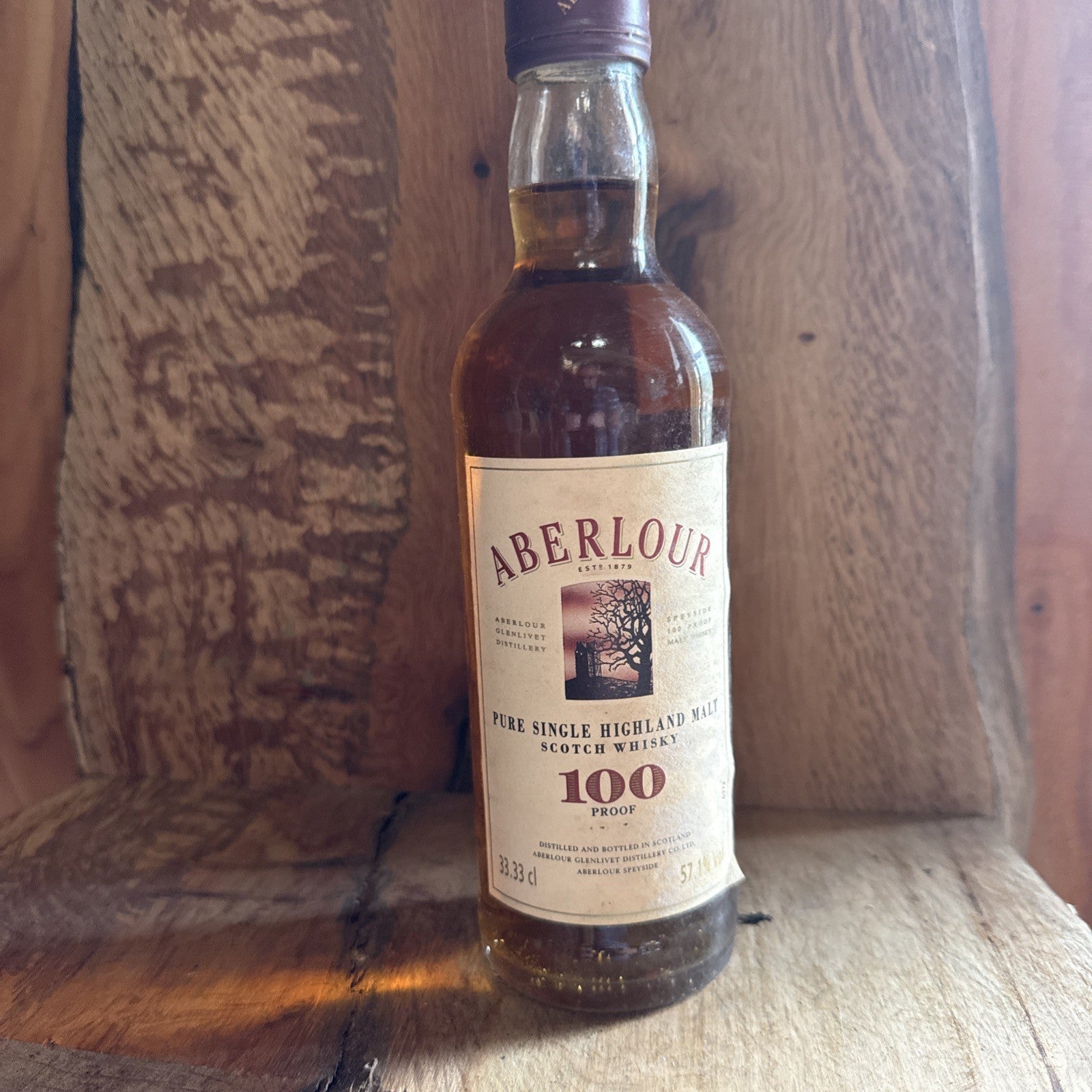 Abelour 100% Proof 57% Abv Bottled In 1980s 35cl