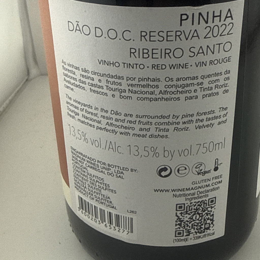 Pinha Reserva 2022 Dão DOC Ribeiro Santo Portuguese Red Wine 75cl 13.5%