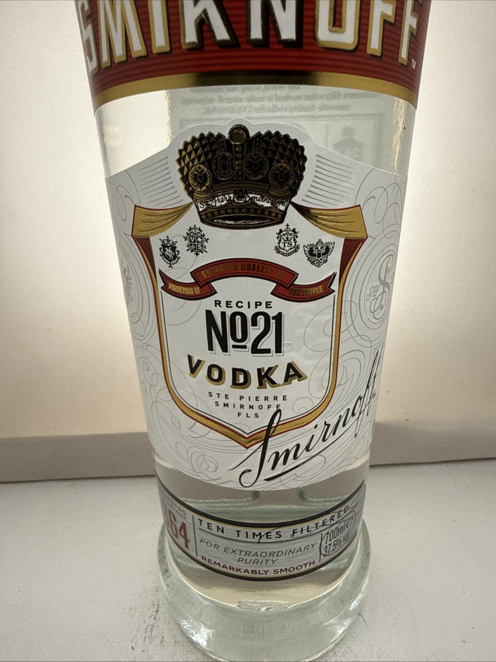 Smirnoff Vodka No21 700ml 37.5 Abv