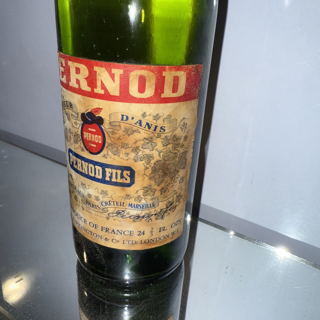 1970s Pernod  24 2/3 Floz  78 Proof Bottle Vintage Full