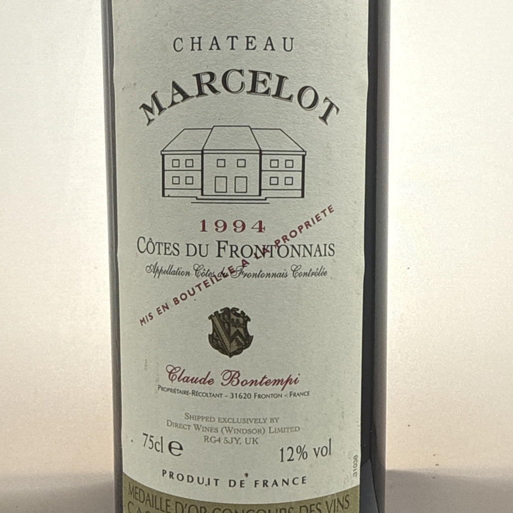 Château Marcelot Côtes du Frontonnais 1994 France 75cl 12%