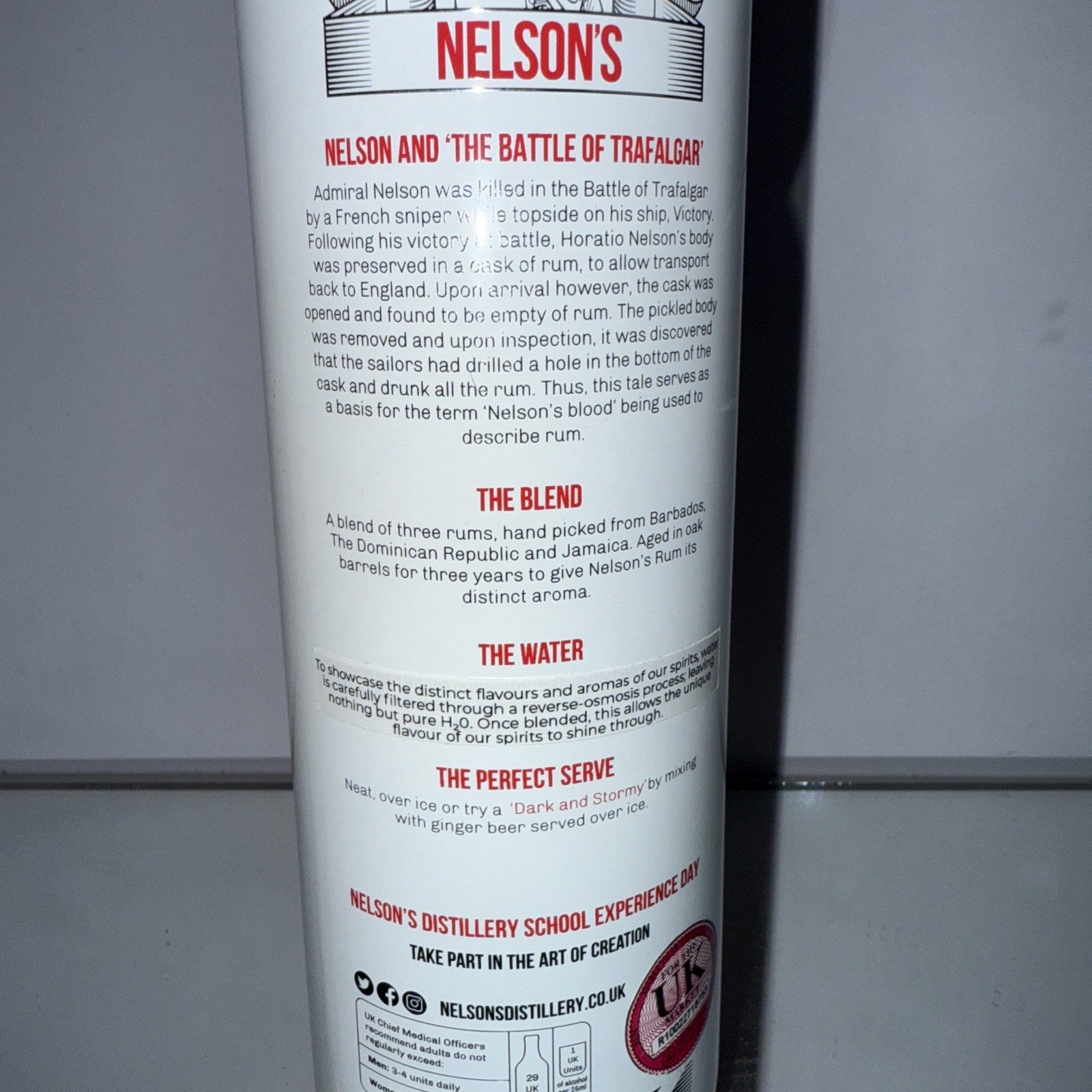 Nelson's Bug Spiced Rum Small Batch Product In Very Small Nos. distillery closed