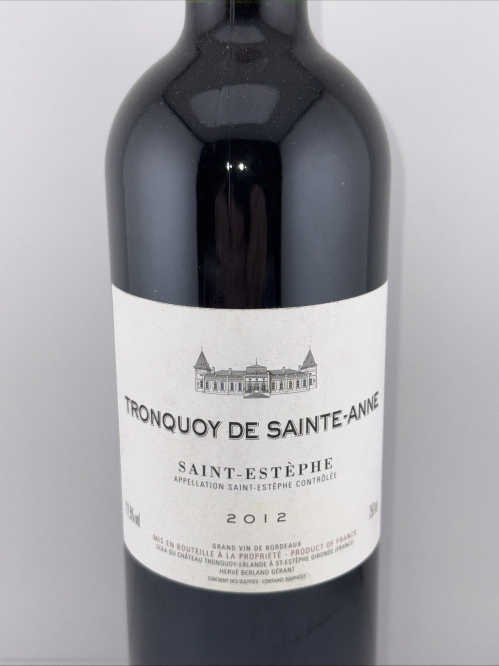 Château Tronquoy-Lalande Saint-Estèphe 2012 Case Of 6