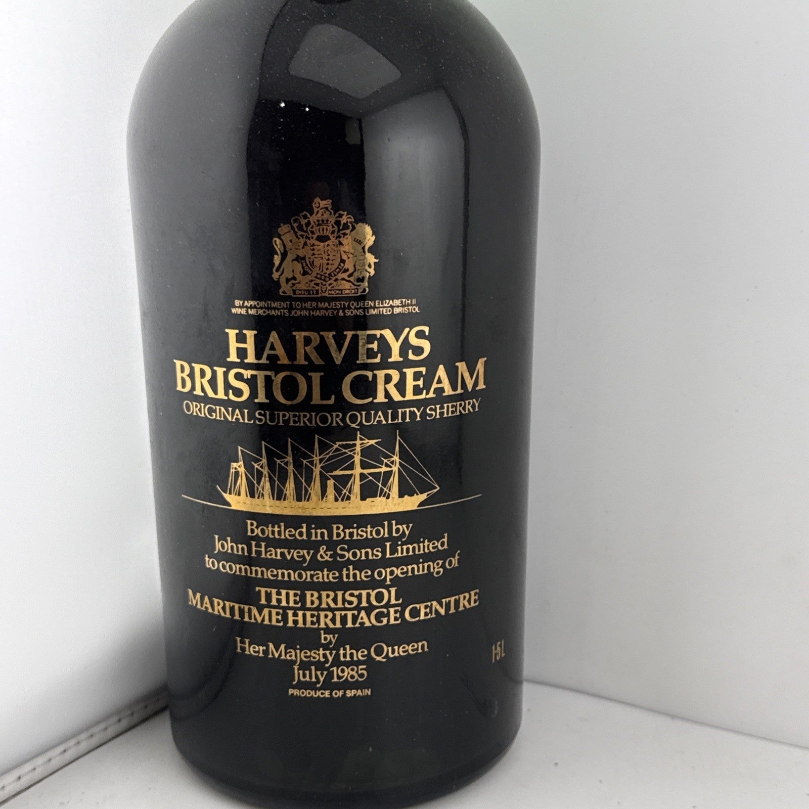 Harveys Bristol Cream Sherry 1985 Commemorative 1.5L Bristol Maritime Centre