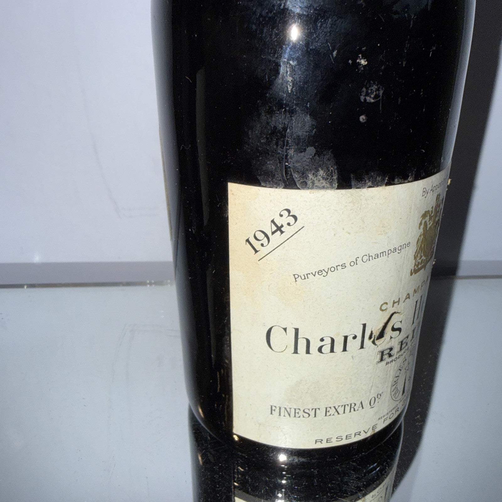 1943 Charles Heidsieck Extra Dry Champagne Appears To Still Have Fizz (mousse)