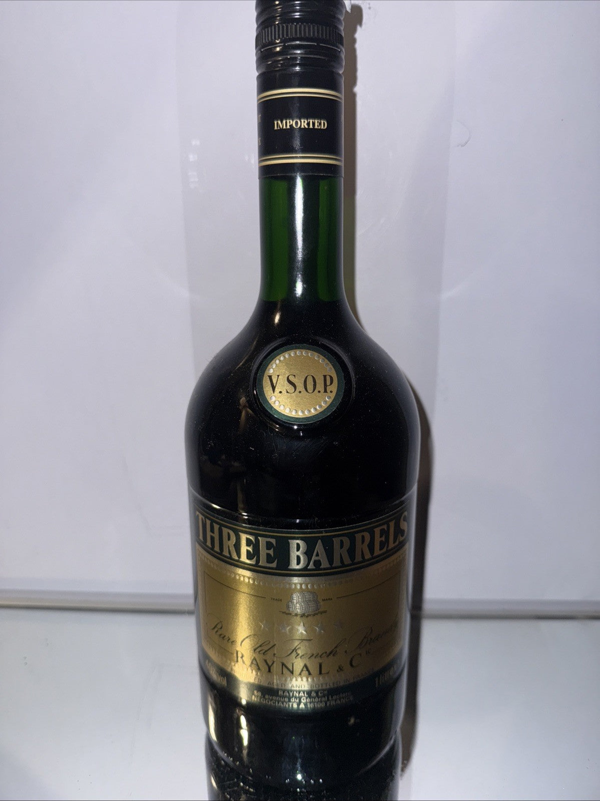 Three Barrels VSOP Cognac Estimated Bottled Early 2000s
