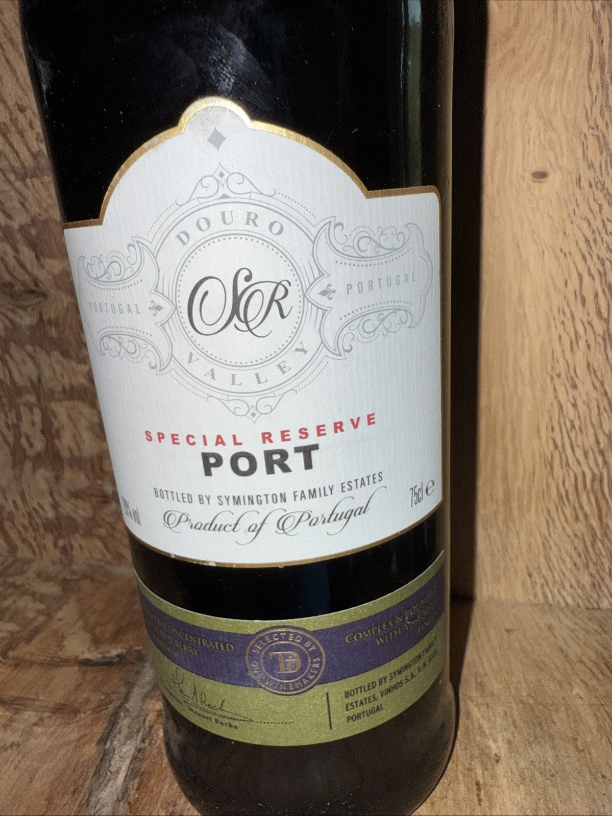 Sainsburys taste The difference special reserve port Symmington Estate