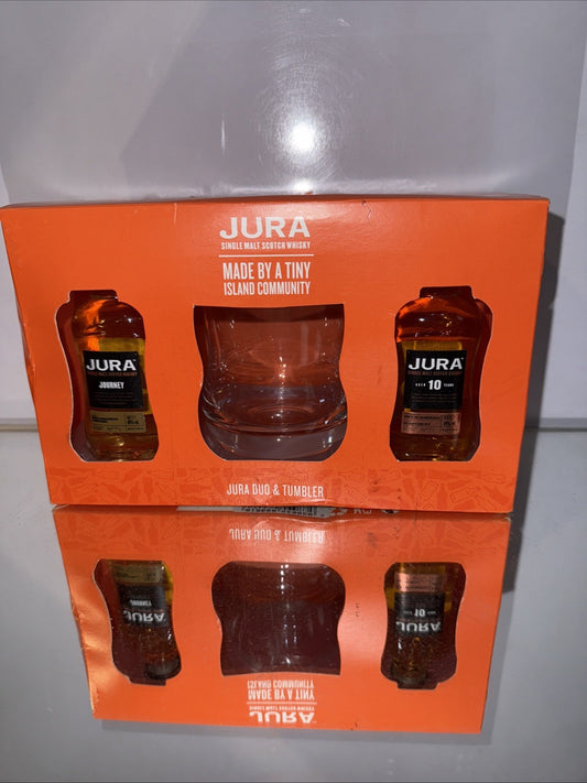 Jura Single Malt "Journey" And 10 Year Old Boxed Miniatures ( Box Ripped)