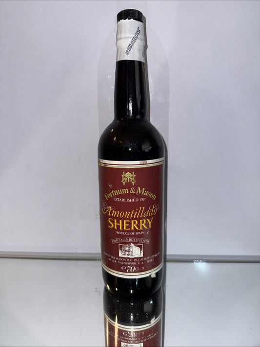 Fortnum And Masons Amontillado Sherry 1990s Bottled