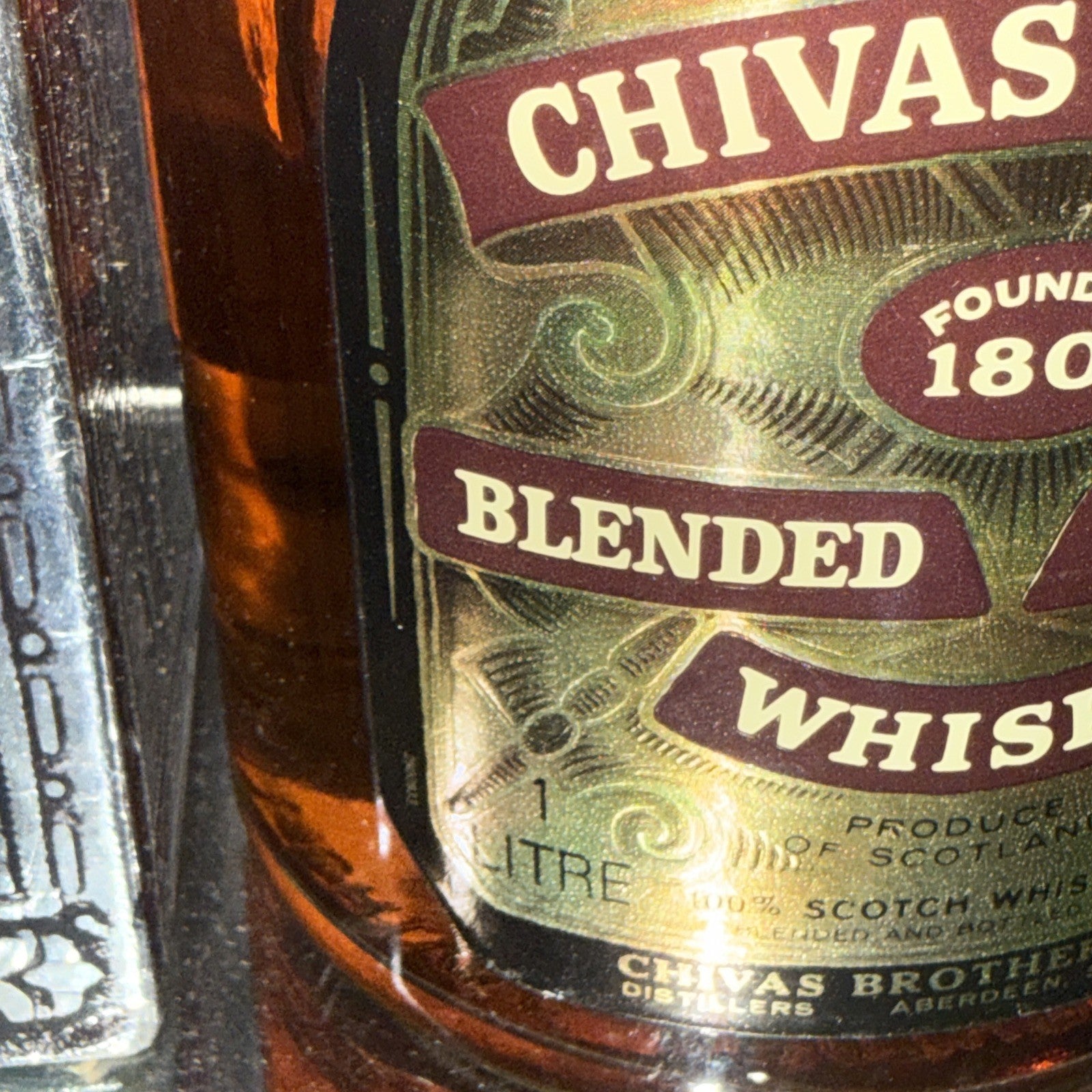 Chivas Regal 12 Year Old Blended Scotch Whisky 1L 75 Proof 1970s/early 80s