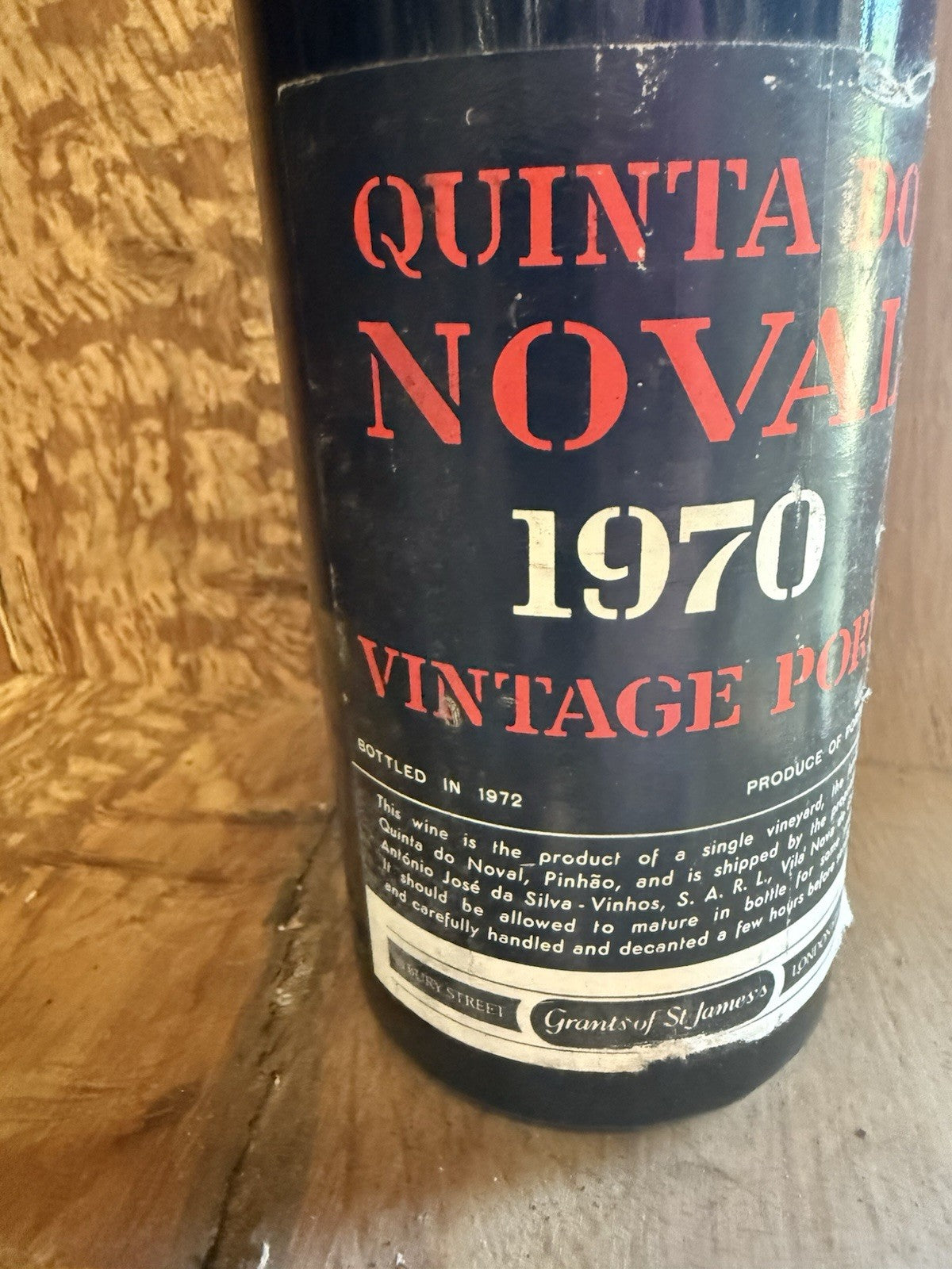 Quinta Do Noval 1970 vintage port rare old mature special