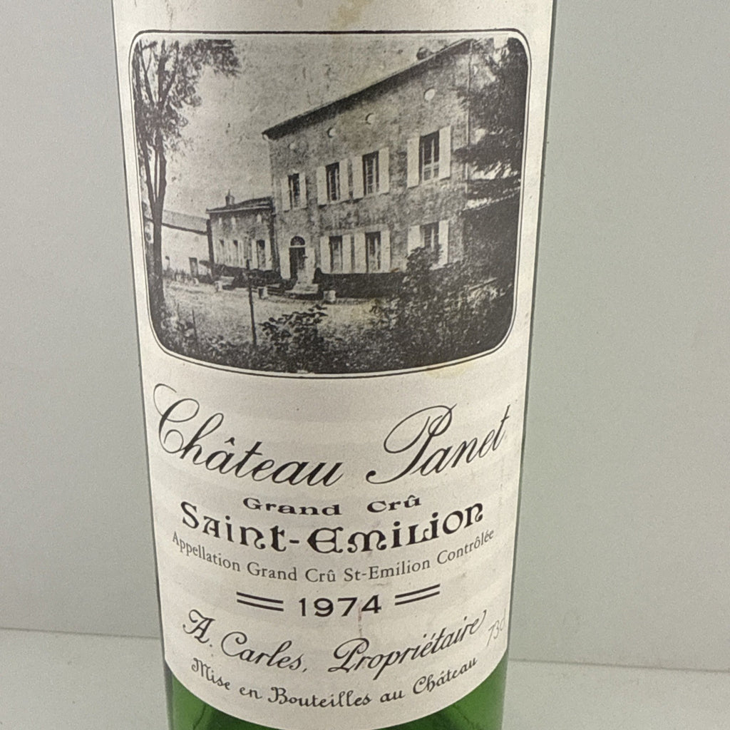 Château Panet Saint-Émilion Grand Cru 1974 – High Fill, Clear Drinks Exceptional