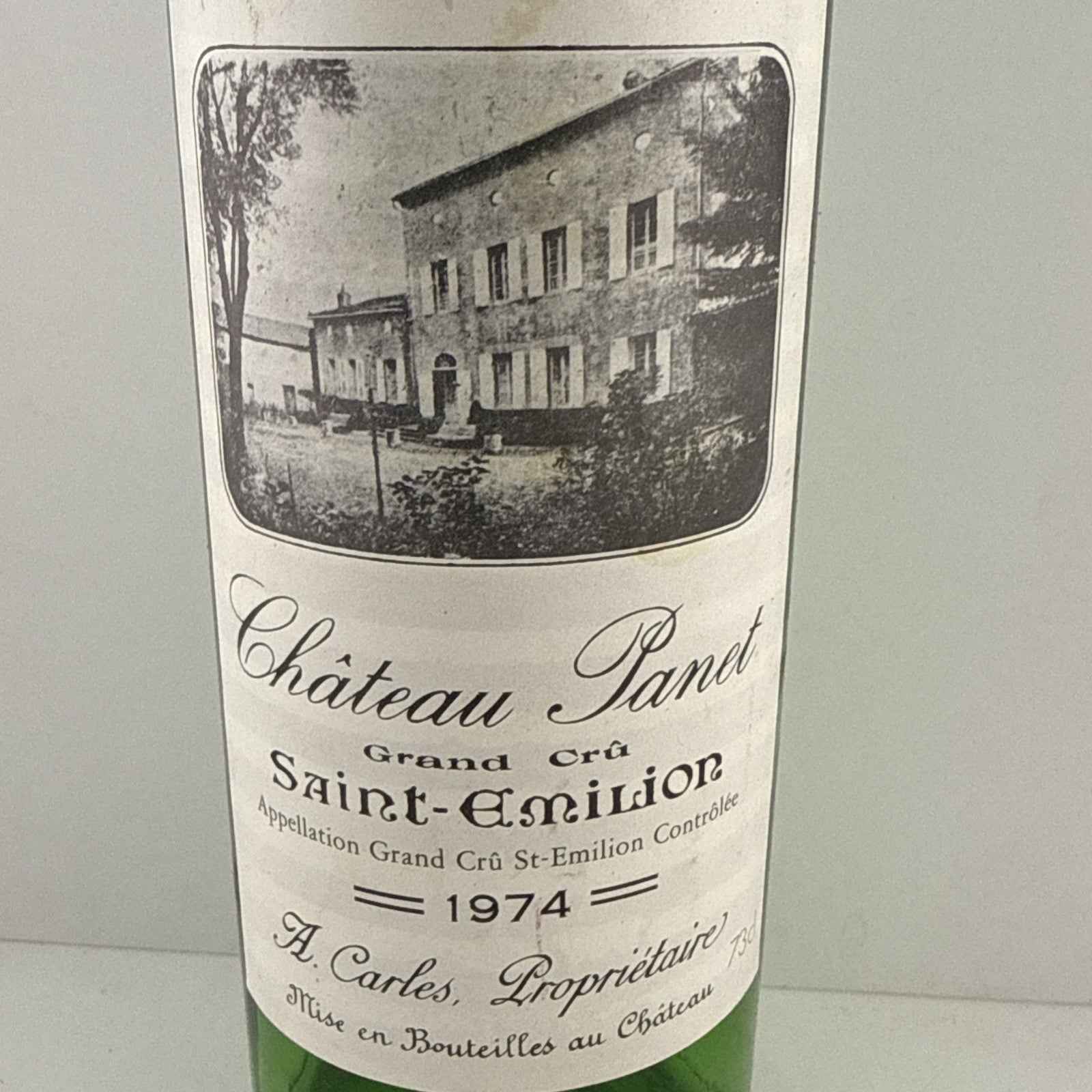 Château Panet Saint-Émilion Grand Cru 1974 – High Fill, Clear Drinks Exceptional