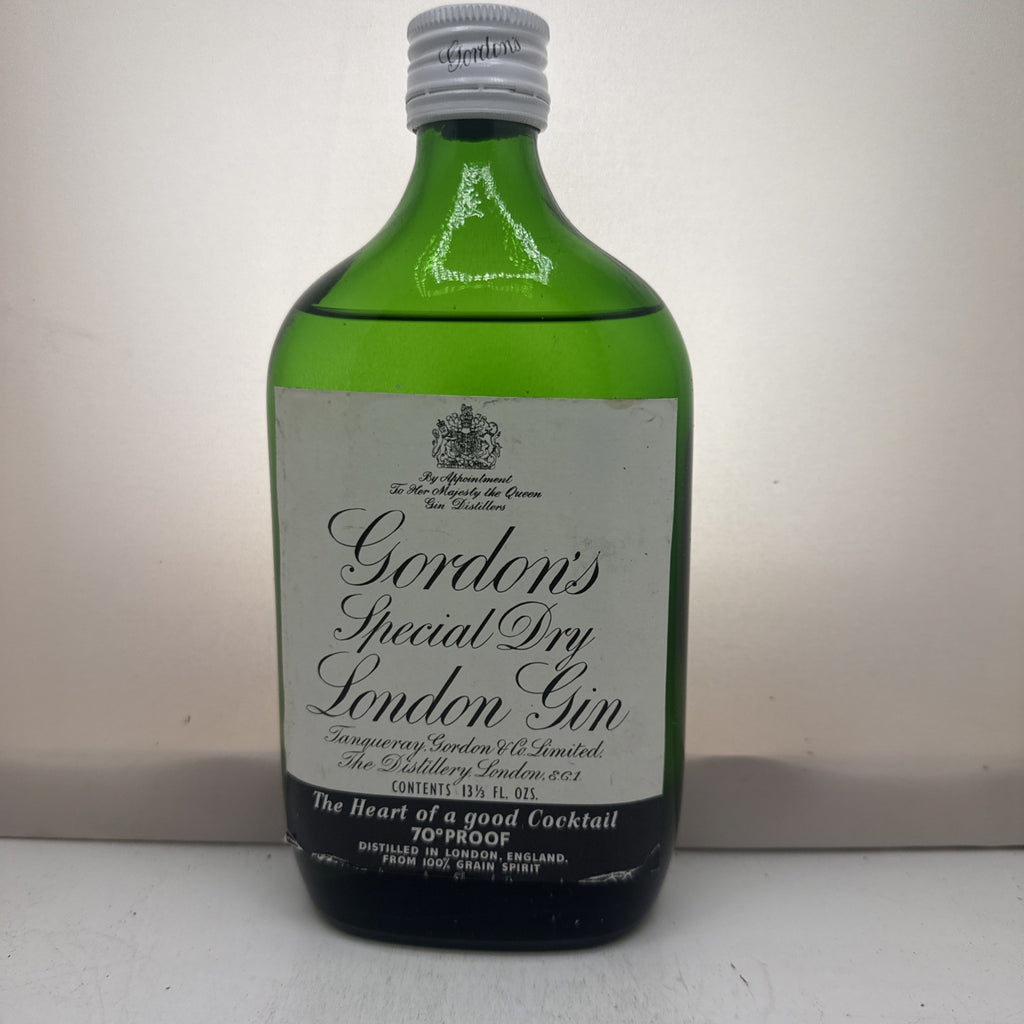 Gordon's Special Dry London Gin — 1950s/60s — 70 Proof — Vintage 1/2 Bottle