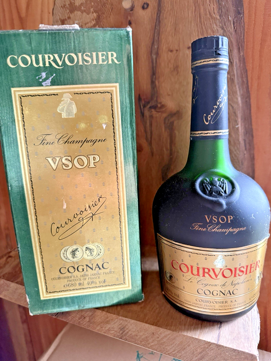 1980s Courvoisier Fine Champagne cognac vsop rare old mature aged