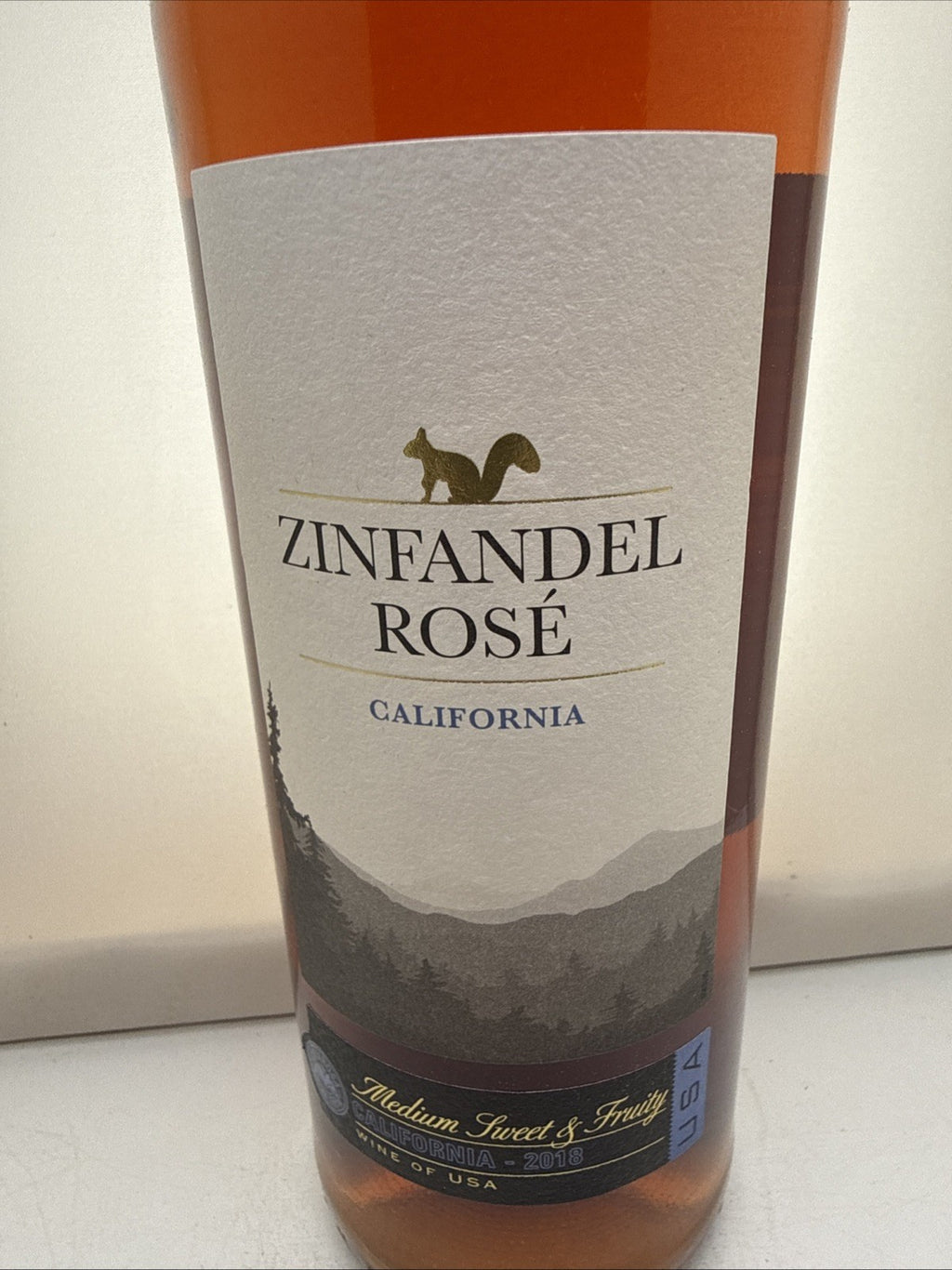 Zinfandel Rose California 2018 7yo Medium Sweet Fruity USA Wine