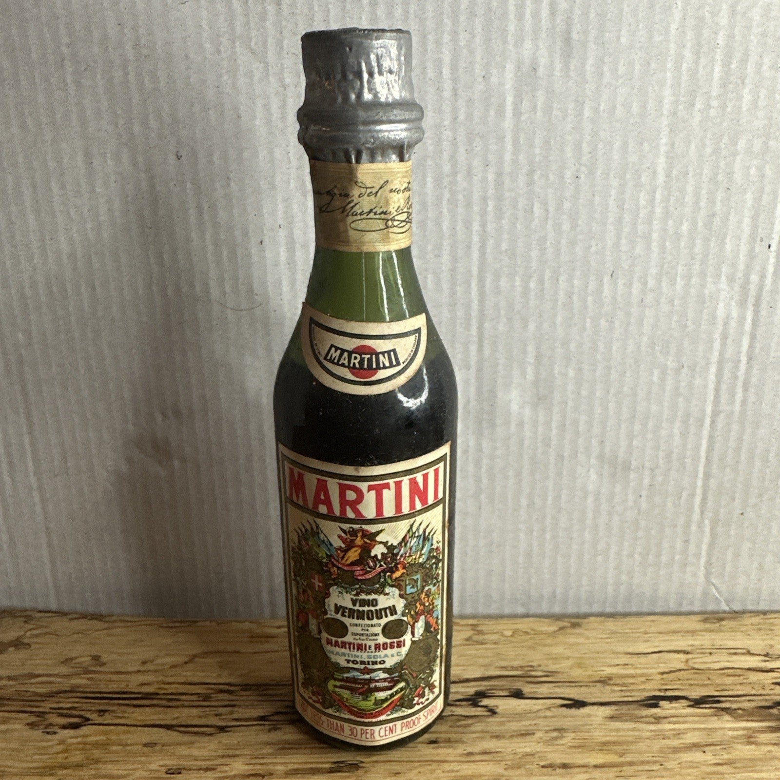 Martini & Rossi Rosso Vermouth Miniature 1960s