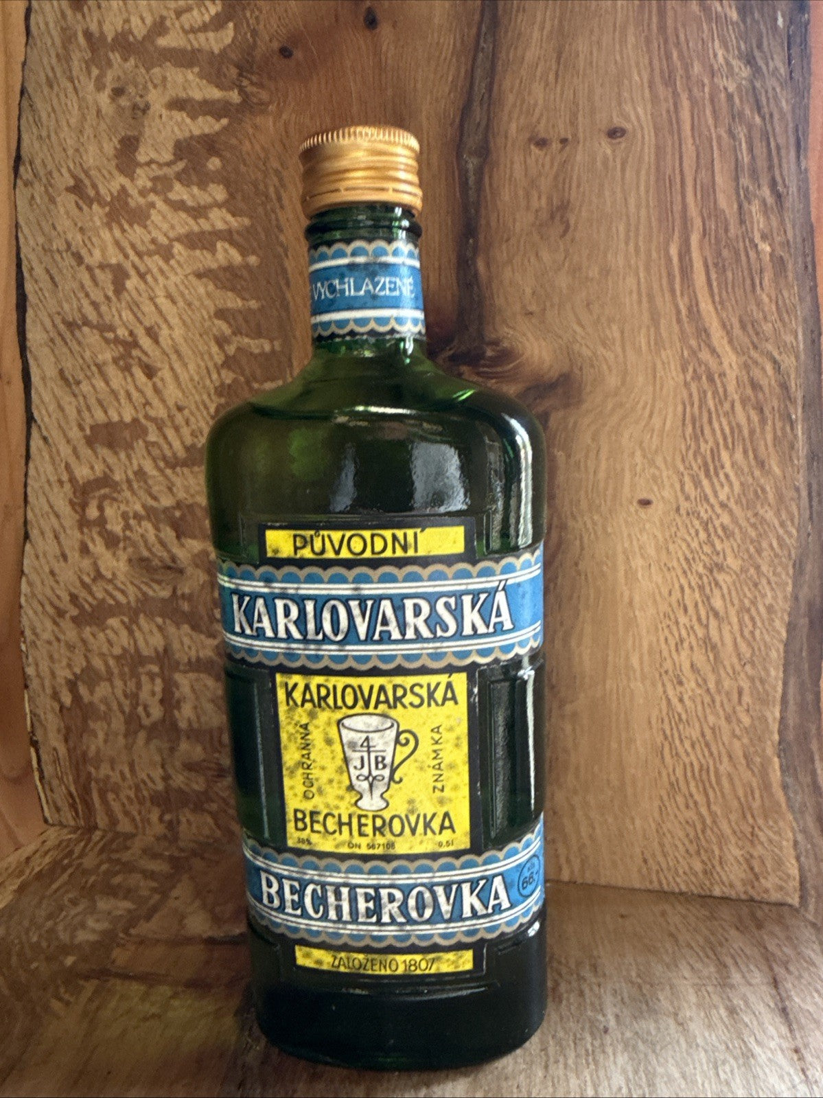 Becherovka Karlovarska Czech Gin .5 Litre