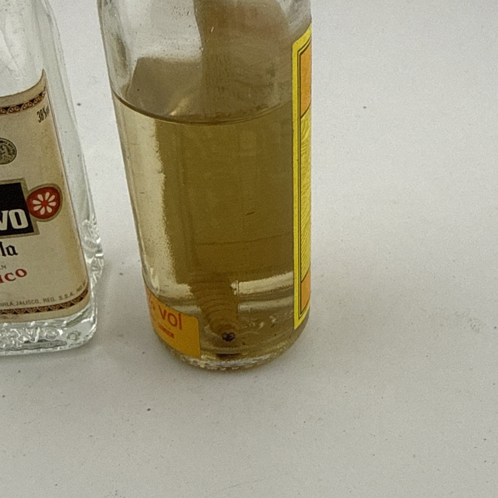 Vintage Tequila & Mezcal Miniatures Jose Cuervo Monte Alban 1990s