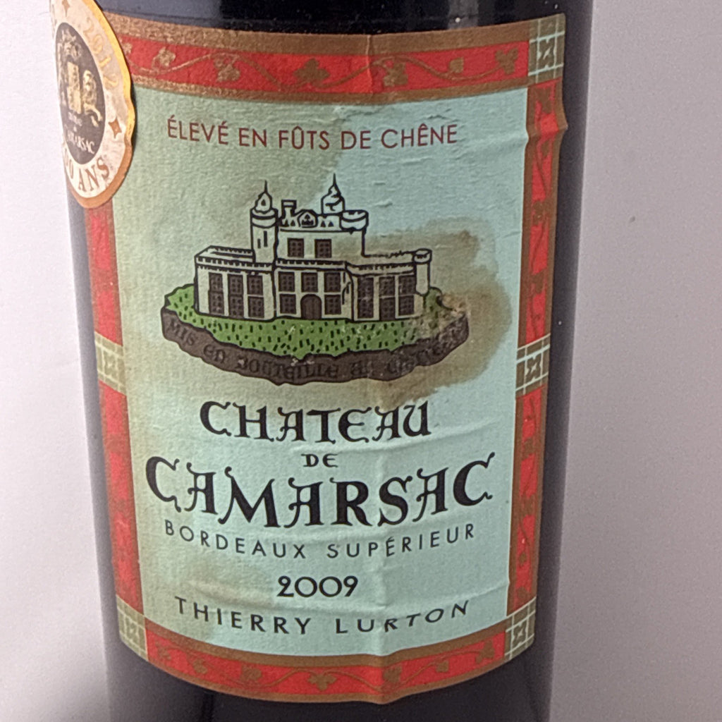 2009 Château de Camarsac Bordeaux Supérieur Thierry Lurton 75cl