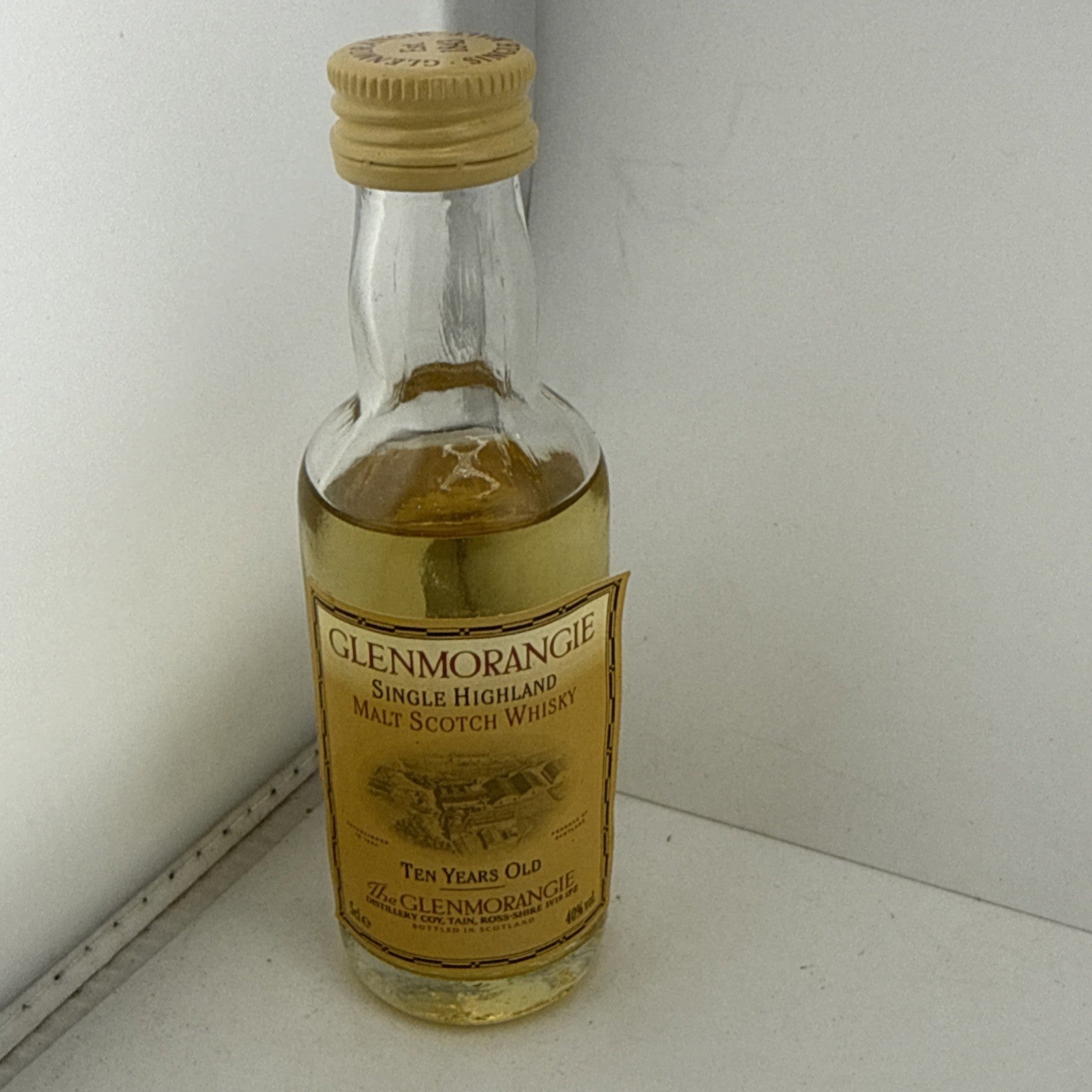 Glenmorangie 10 Year Old Single Malt Scotch Whisky 5cl Miniature