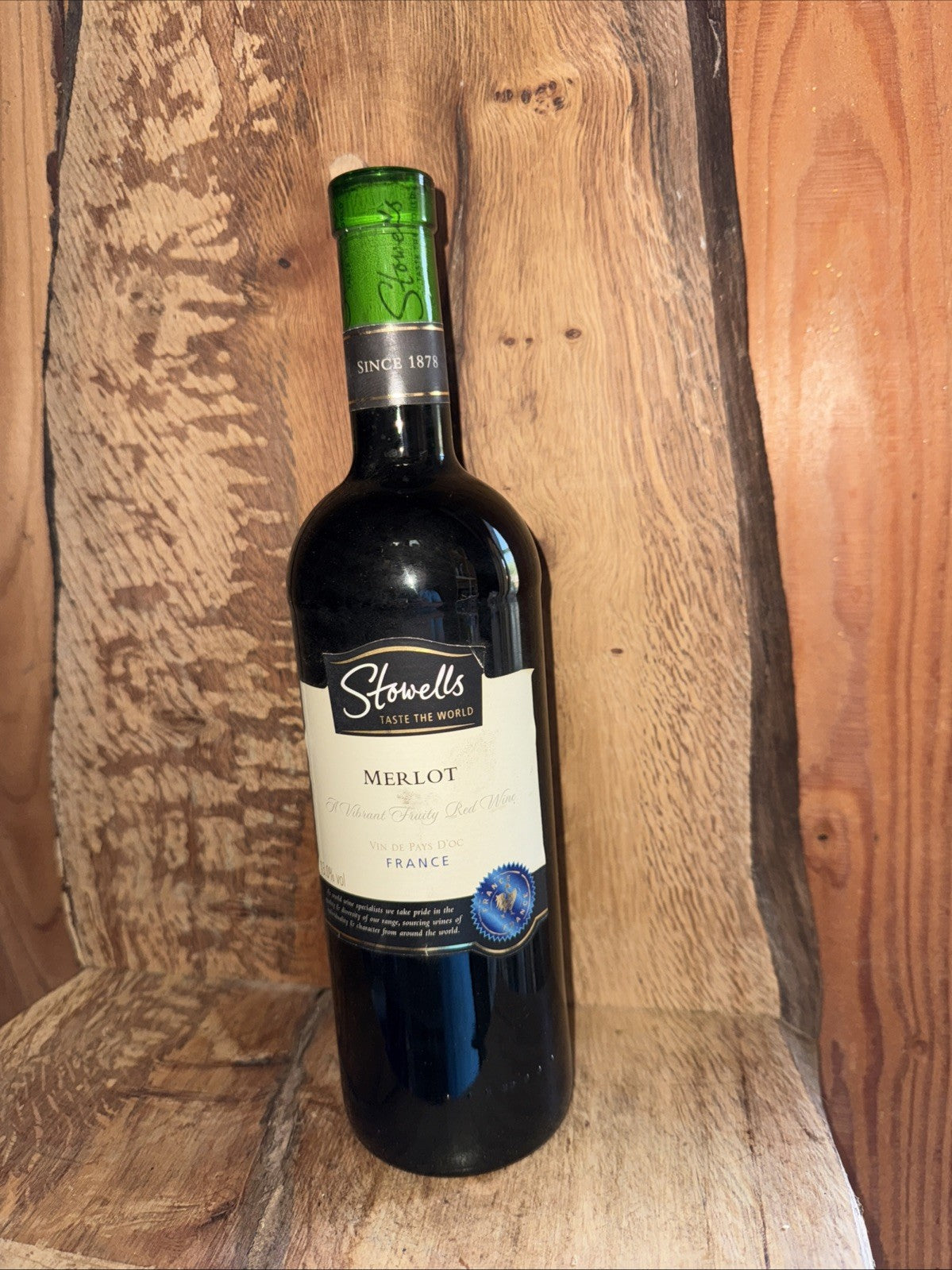 Stowells Merlot probably dating to 1990s from label