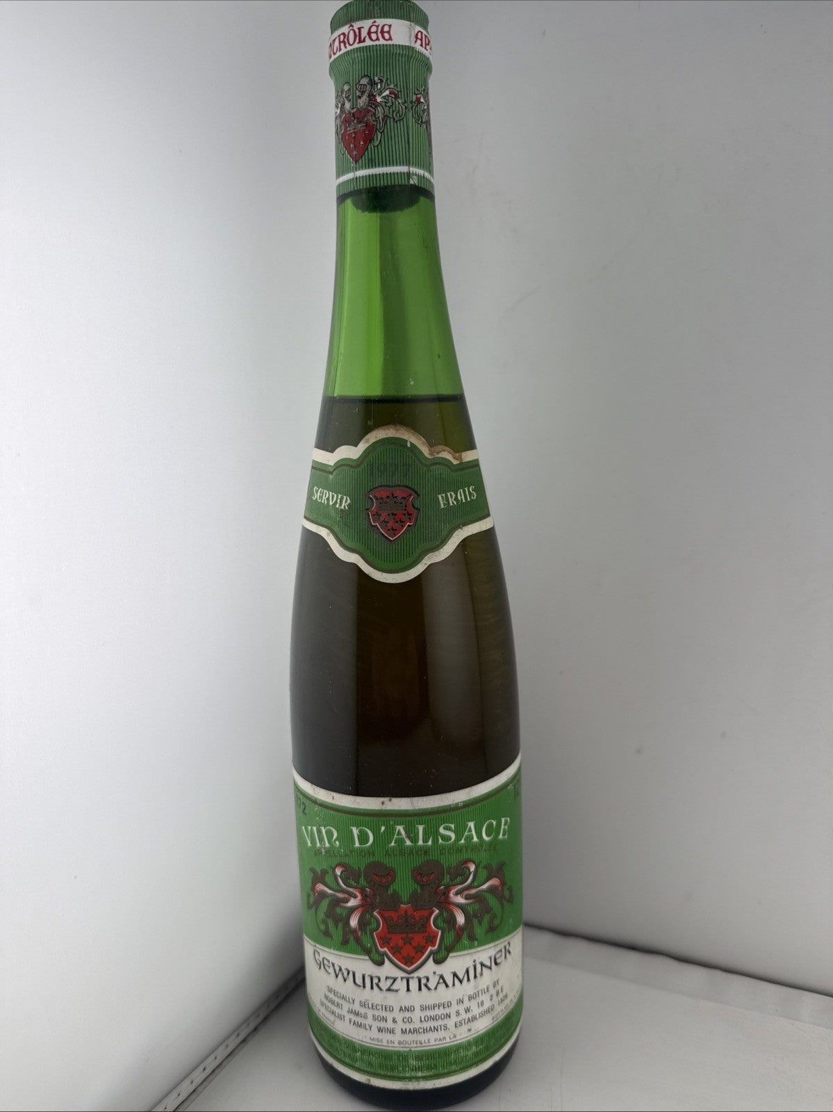Vintage 1972 Alsace Gewürztraminer Wine Bottle 75cl – Lamb’s Son & Co
