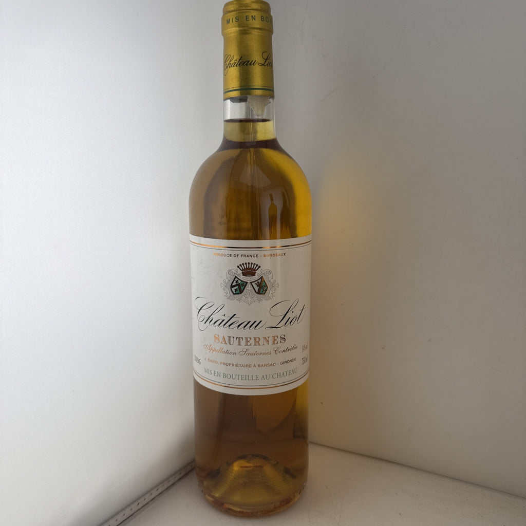 Château Liot Sauternes 2006, 75cl. Mature Bordeaux dessert wine